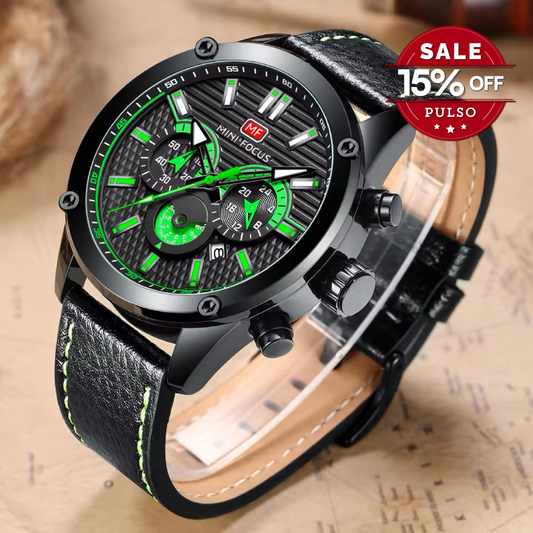 Reloj Mini Focus Ref. 855 Negro/Verde