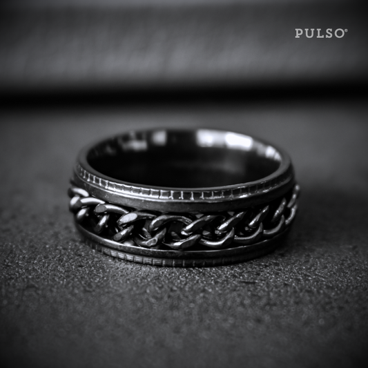 Anillo Dominio Ref. 4591 Negro/Negro