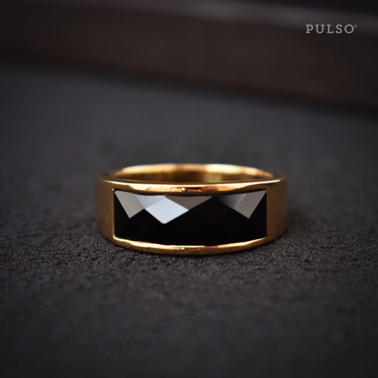 Anillo Centurion REF. 4617 Dorado / Negro