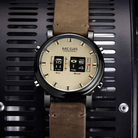 Reloj Megir Ref. 438 Beige/Claro