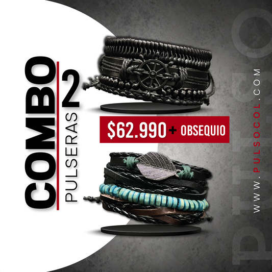 COMBO 1521: 2 PULSERAS X $62.990