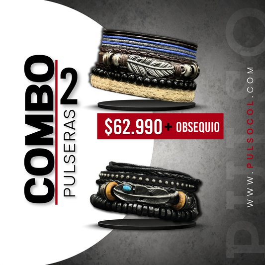 COMBO 1528: 2 PULSERAS X $63.990