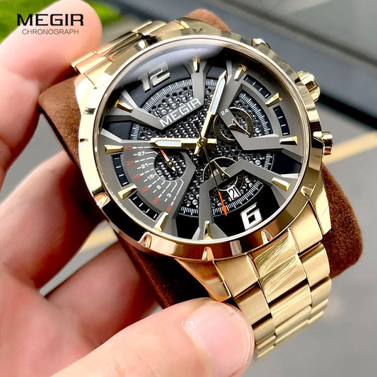 Reloj Megir Ref. 847 Dorado