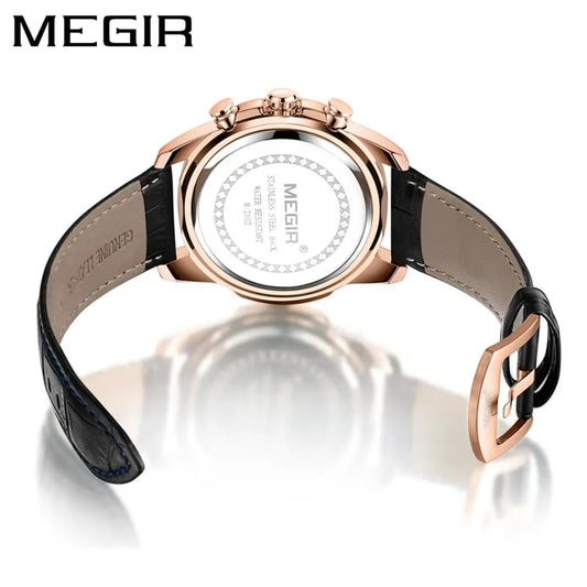 Reloj Megir Ref. 856 Negro/Dorado